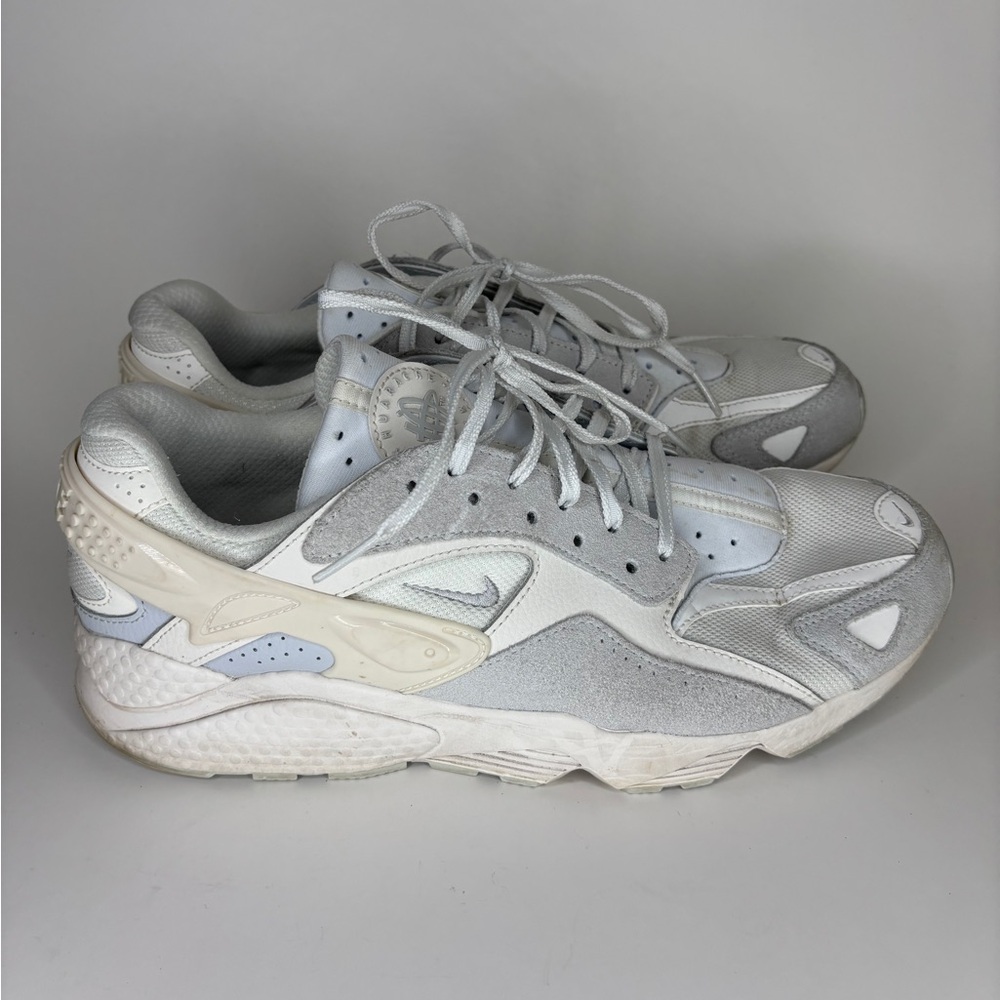 Nike Air Huarache Runner Summit White Platinum DZ3306-100 Mens Size 11.5 Shoes - Picture 5 of 16